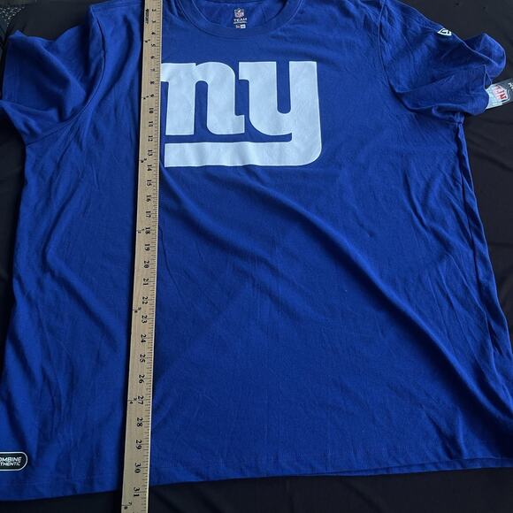 New York Giants Shirt Mens 2XL Blue NFL Football Combine Authentic Tee New Era - Picture 10 of 10